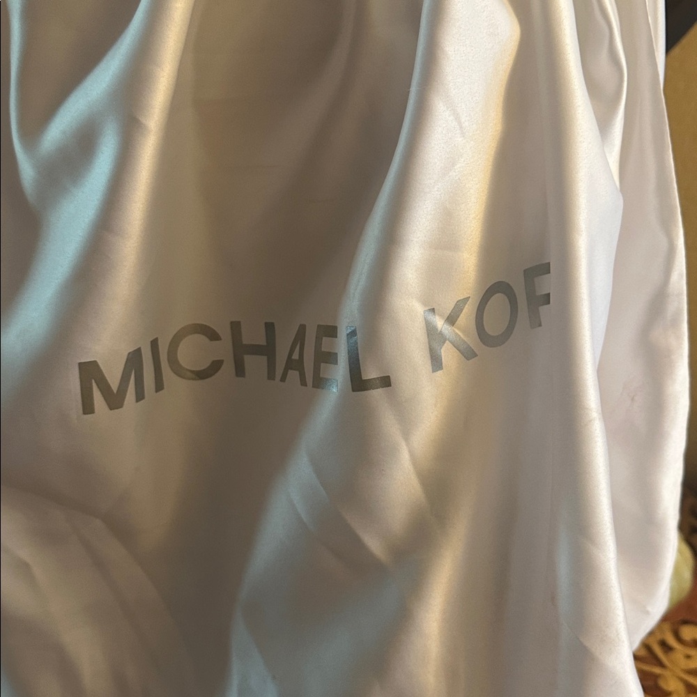 NWOT Michael Kors Metallic Silver Crossbody Bag - Picture 9 of 9